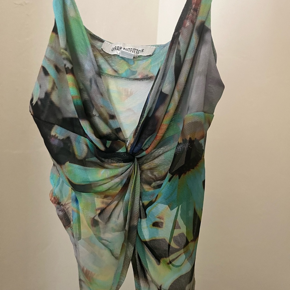 UO Fairycore Mesh Flyaway Top